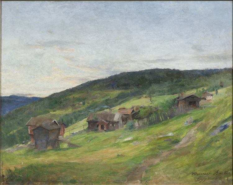 Eggedal, c. 1890 by Harriet Backer