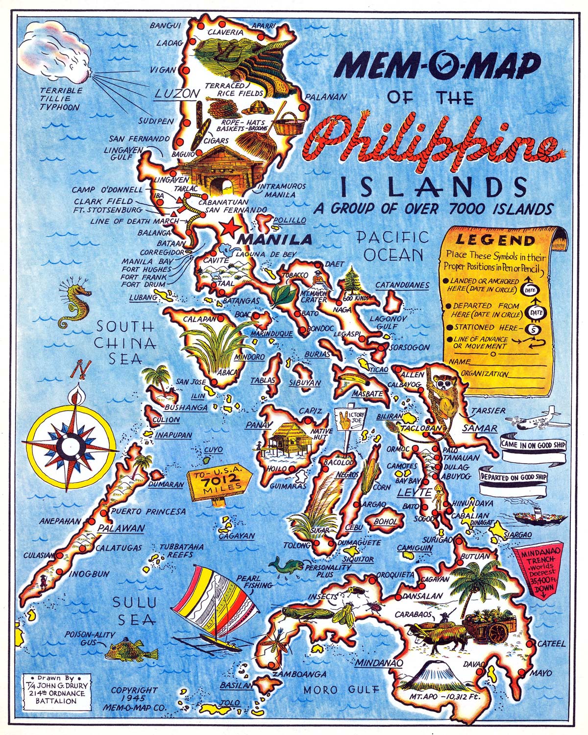 Map of The Philippine Islands - Art Vintage Map