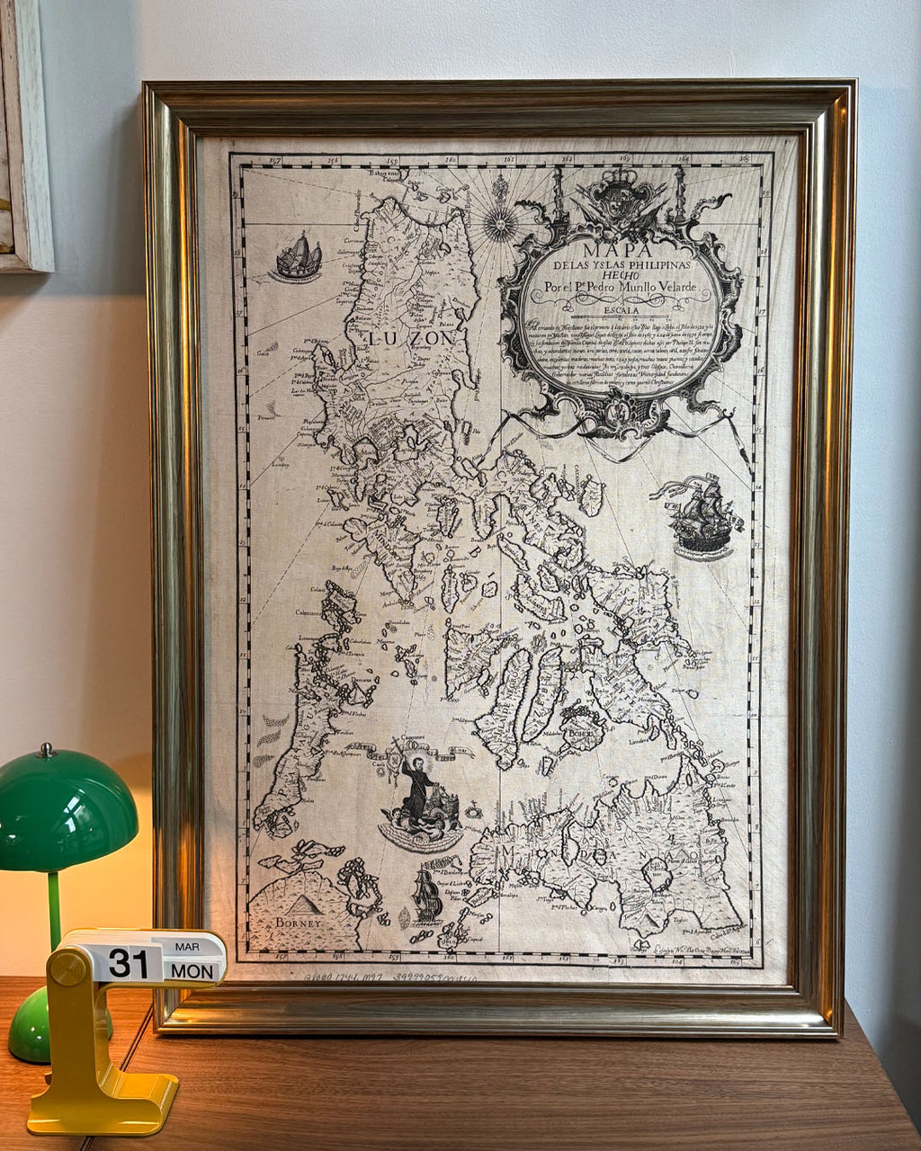 Mapa de las Yslas Philipinas - Vintage Philippines Map