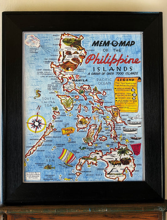 Map of The Philippine Islands - Art Vintage Map