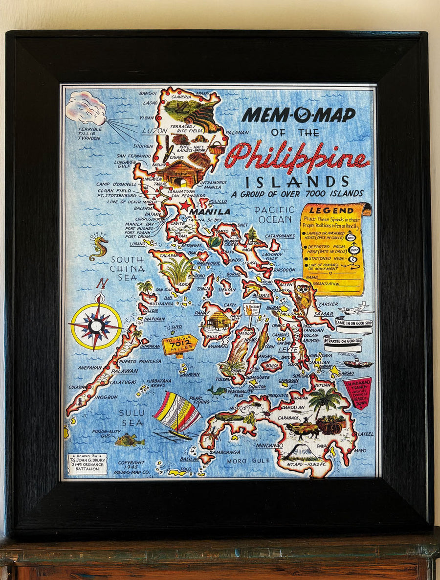 Map of The Philippine Islands - Art Vintage Map
