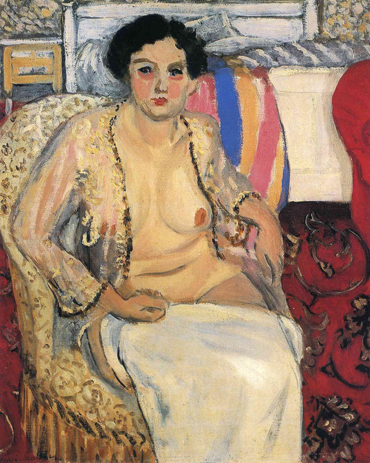 Femme au fauteuil-Femme en négligé (1920) - Henri Matisse